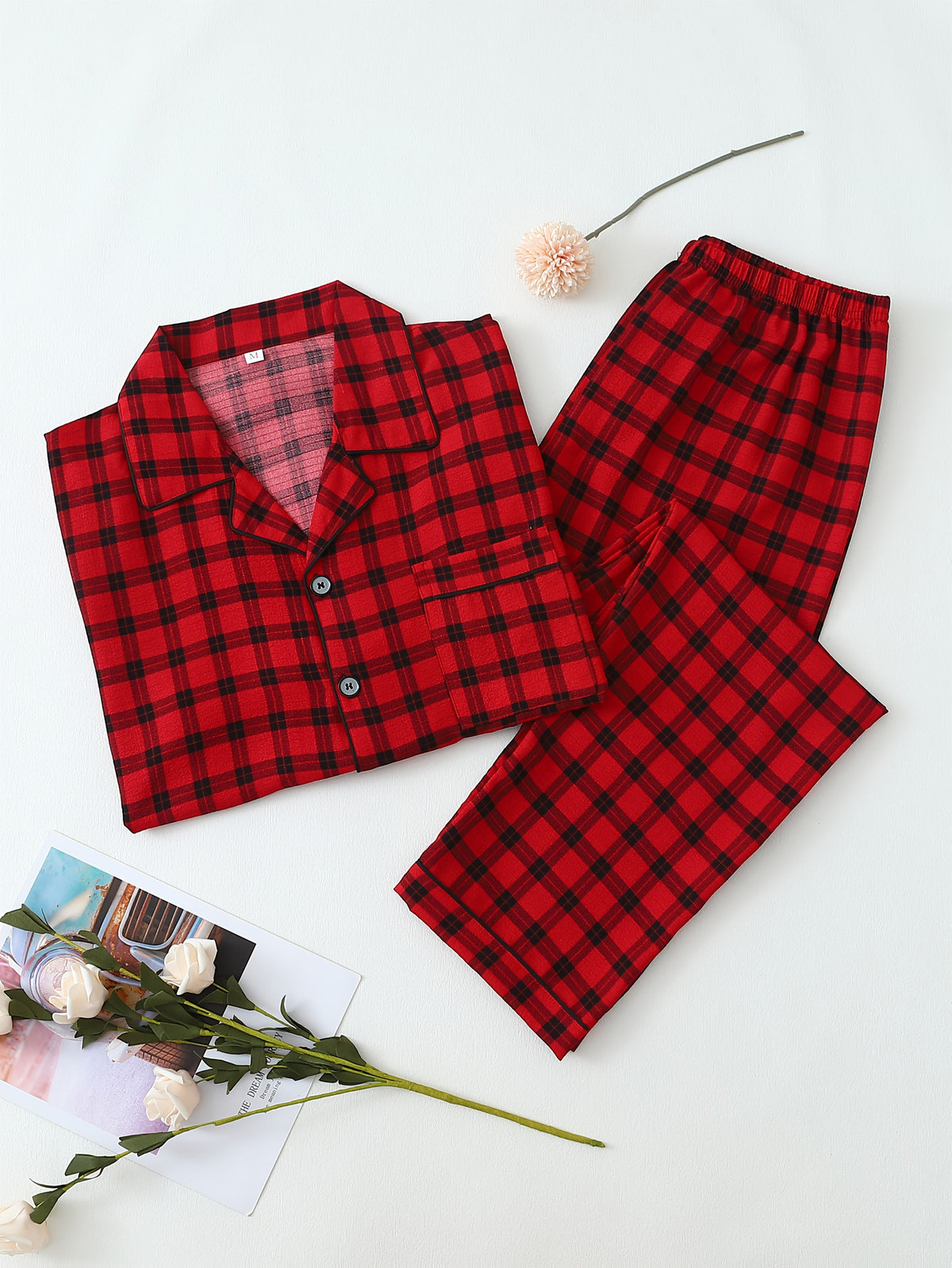 Harlequin & Red Tartan Pajama Duo – Pack of 2