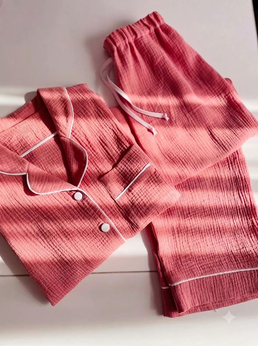 Sunshine & Blush Comfort Pajama Duo – Pack of 2