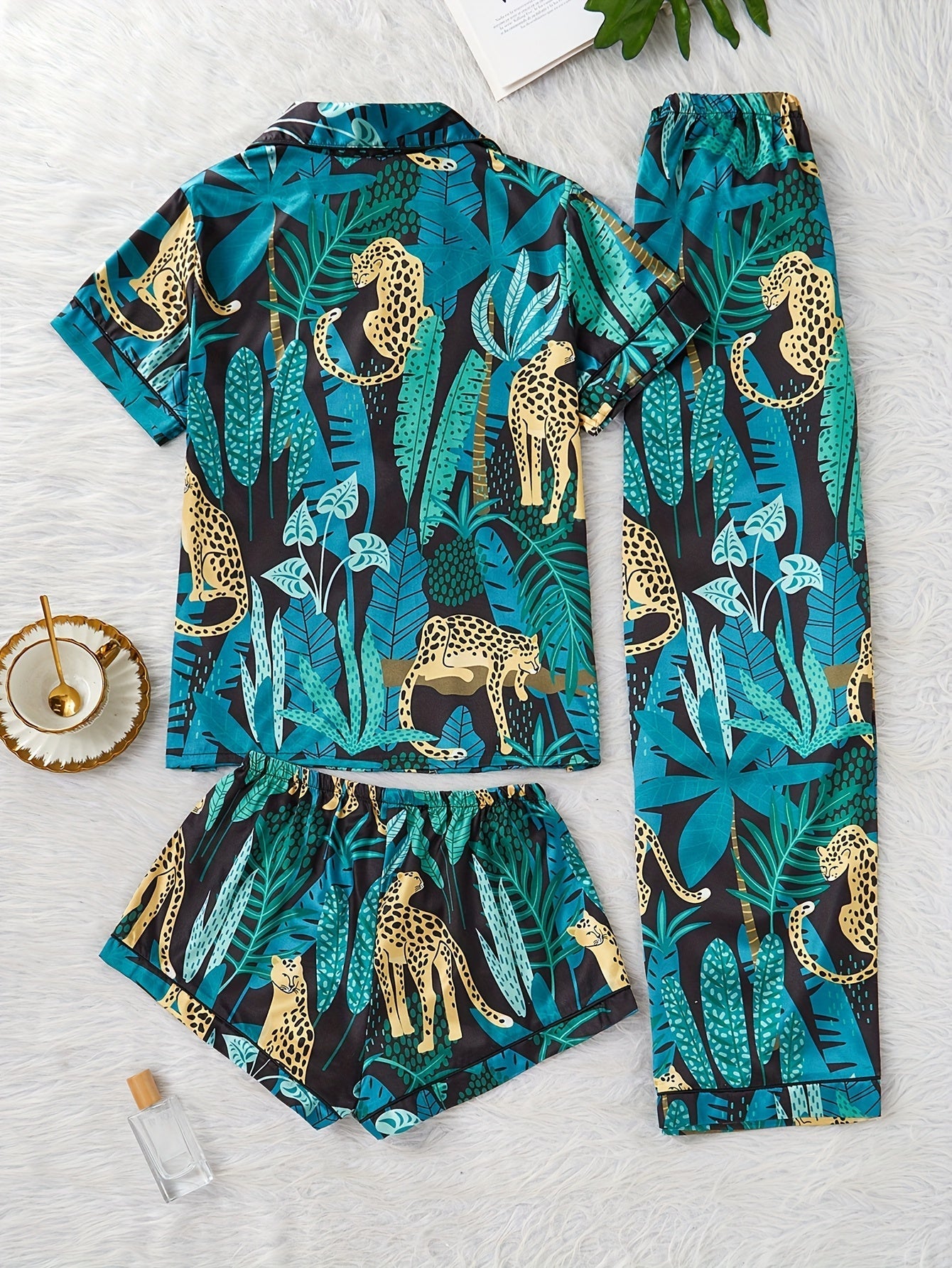 Jungle Safari Nightwear Set (3-Piece Combo)