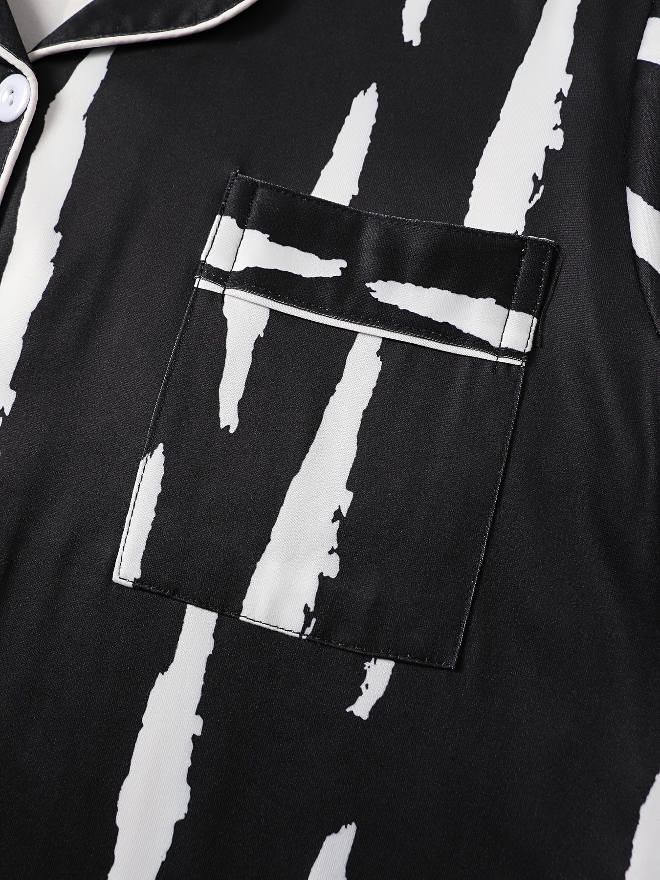 Midnight Stripes Nightwear Set (3-Piece Combo)