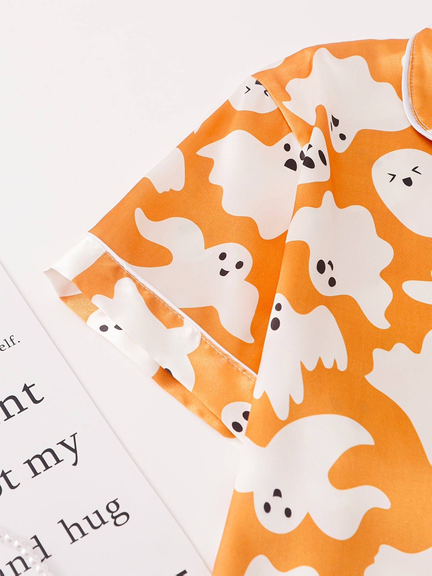 Spooky Ghost Vibes Nightwear Set (3-Piece Combo)