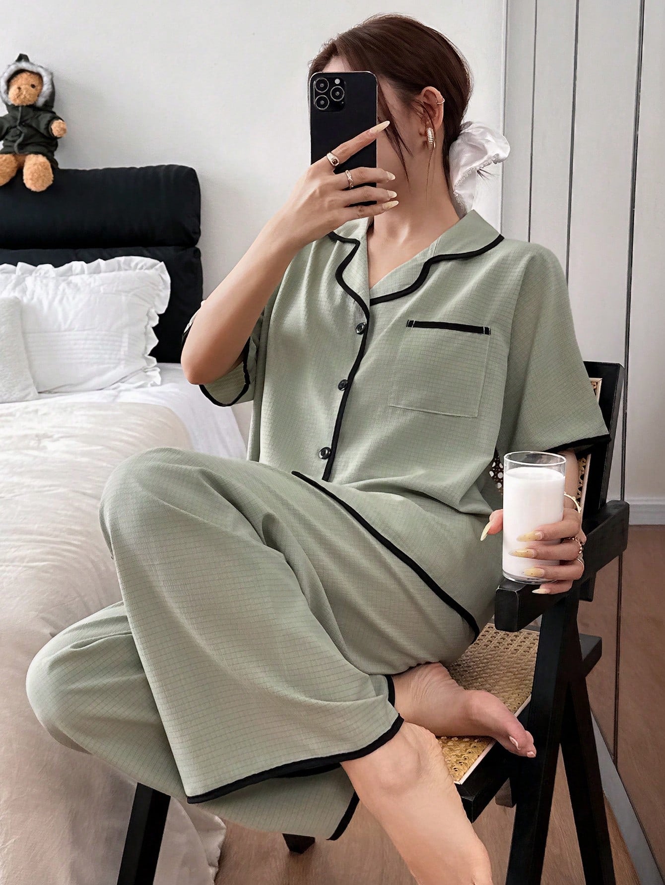 Sage Breeze Comfort Pajama Set
