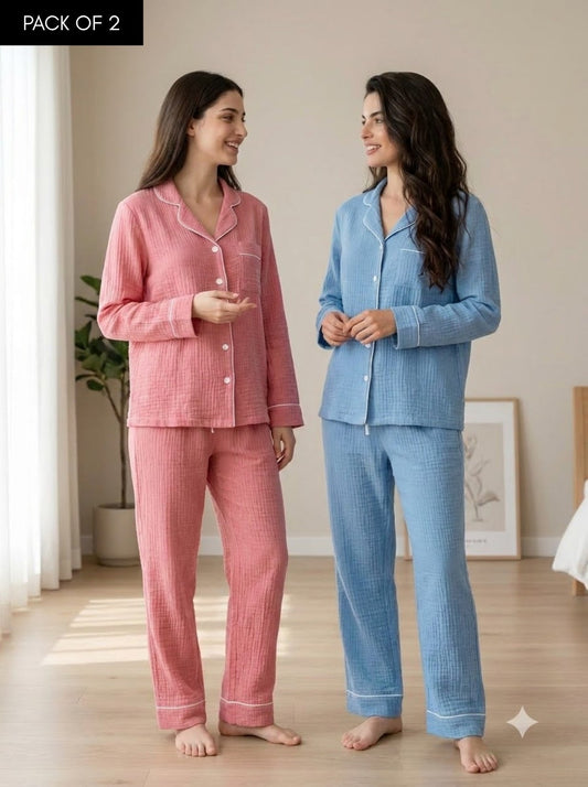 Sunshine & Rose Comfort Pajama Duo – Pack of 2