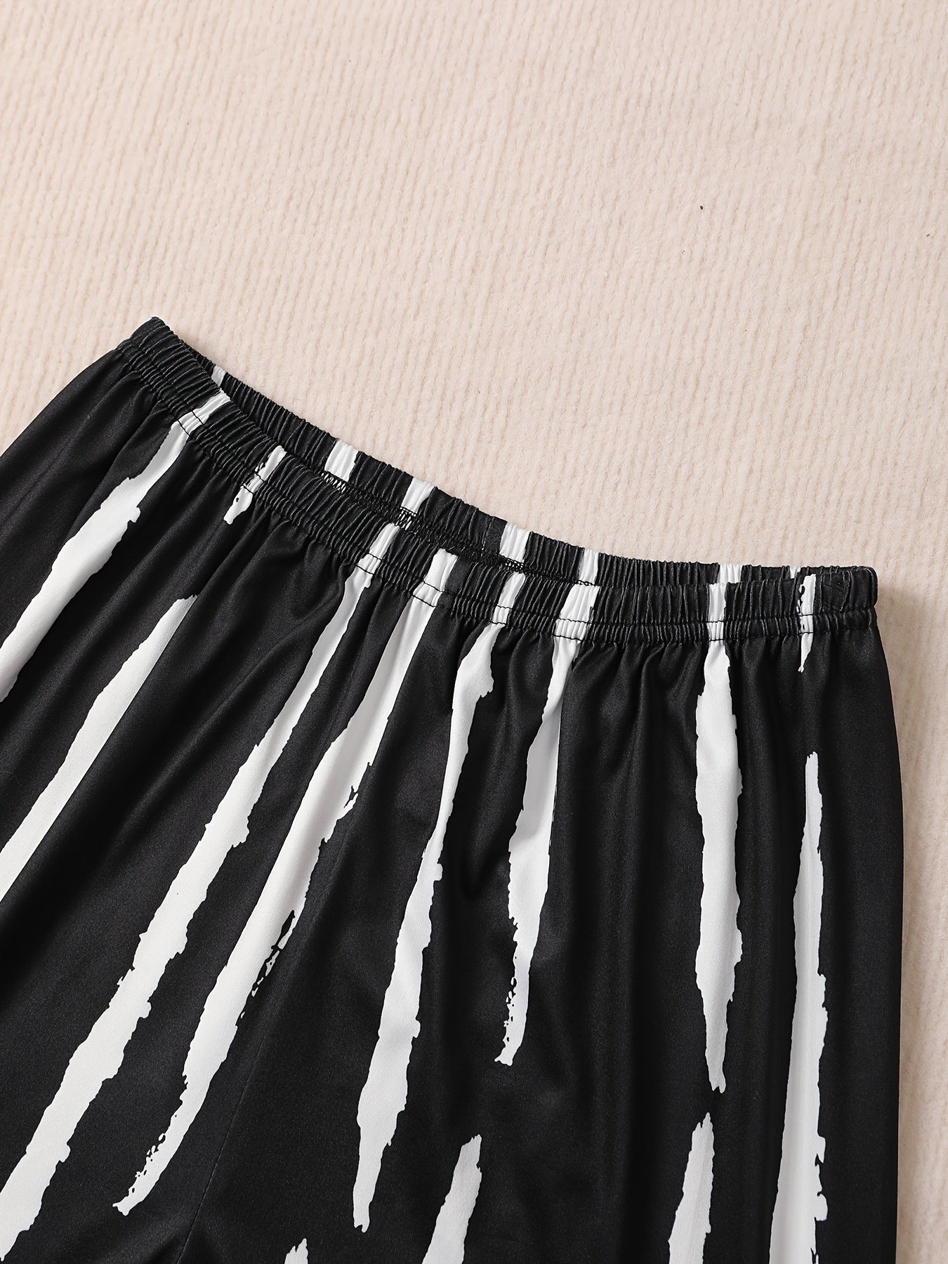 Midnight Stripes Nightwear Set (3-Piece Combo)