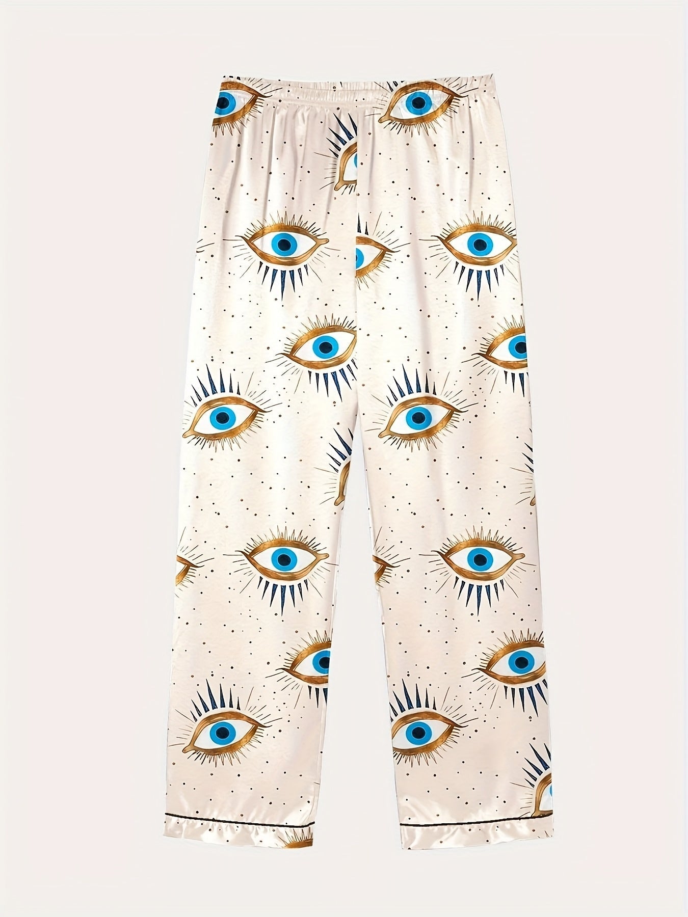 Mystic Eye Printed Nightwear Set (3-Piece Combo)