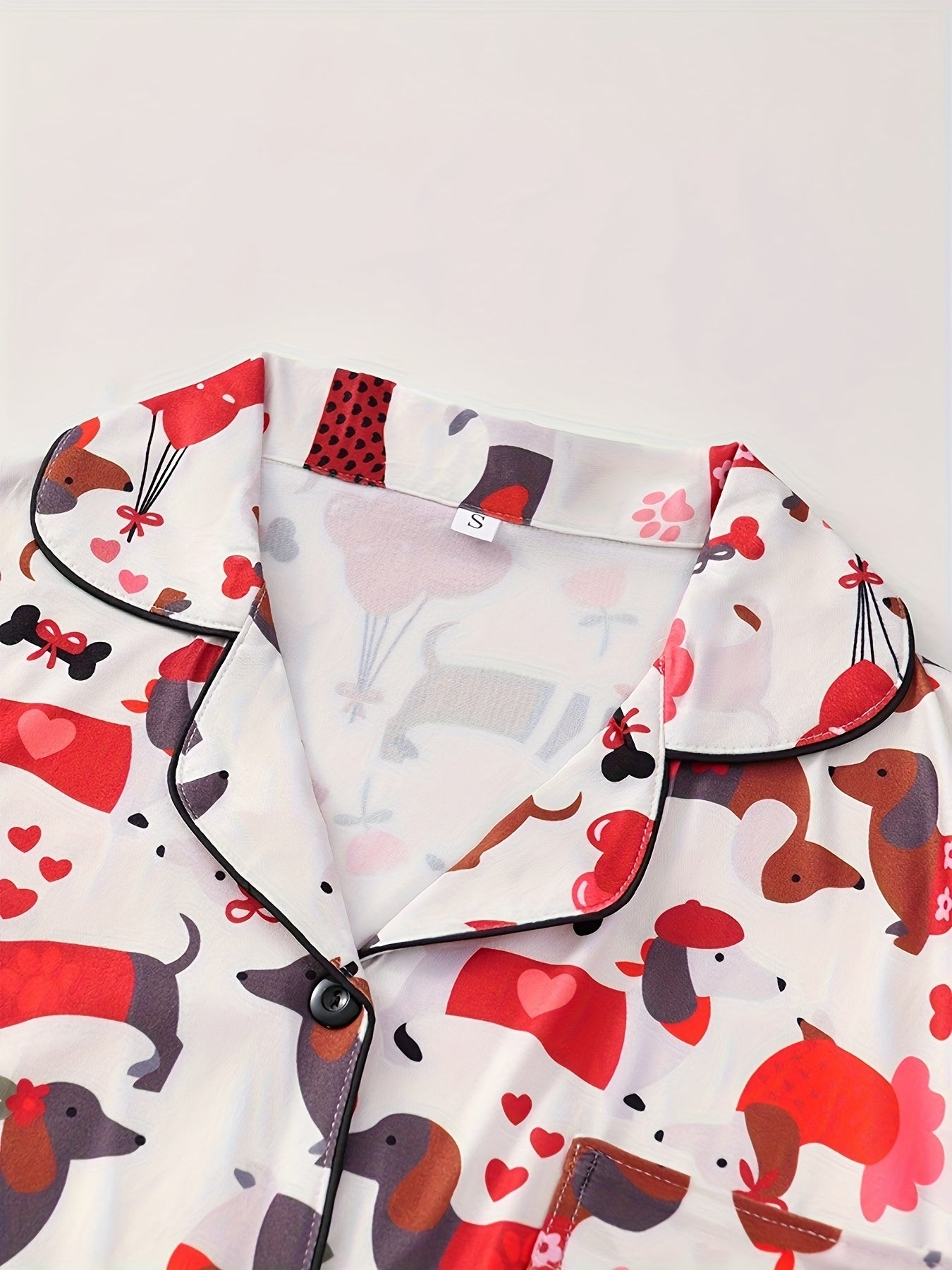 Pawfect Love Dog Print Nightwear Set (3-Piece Combo)
