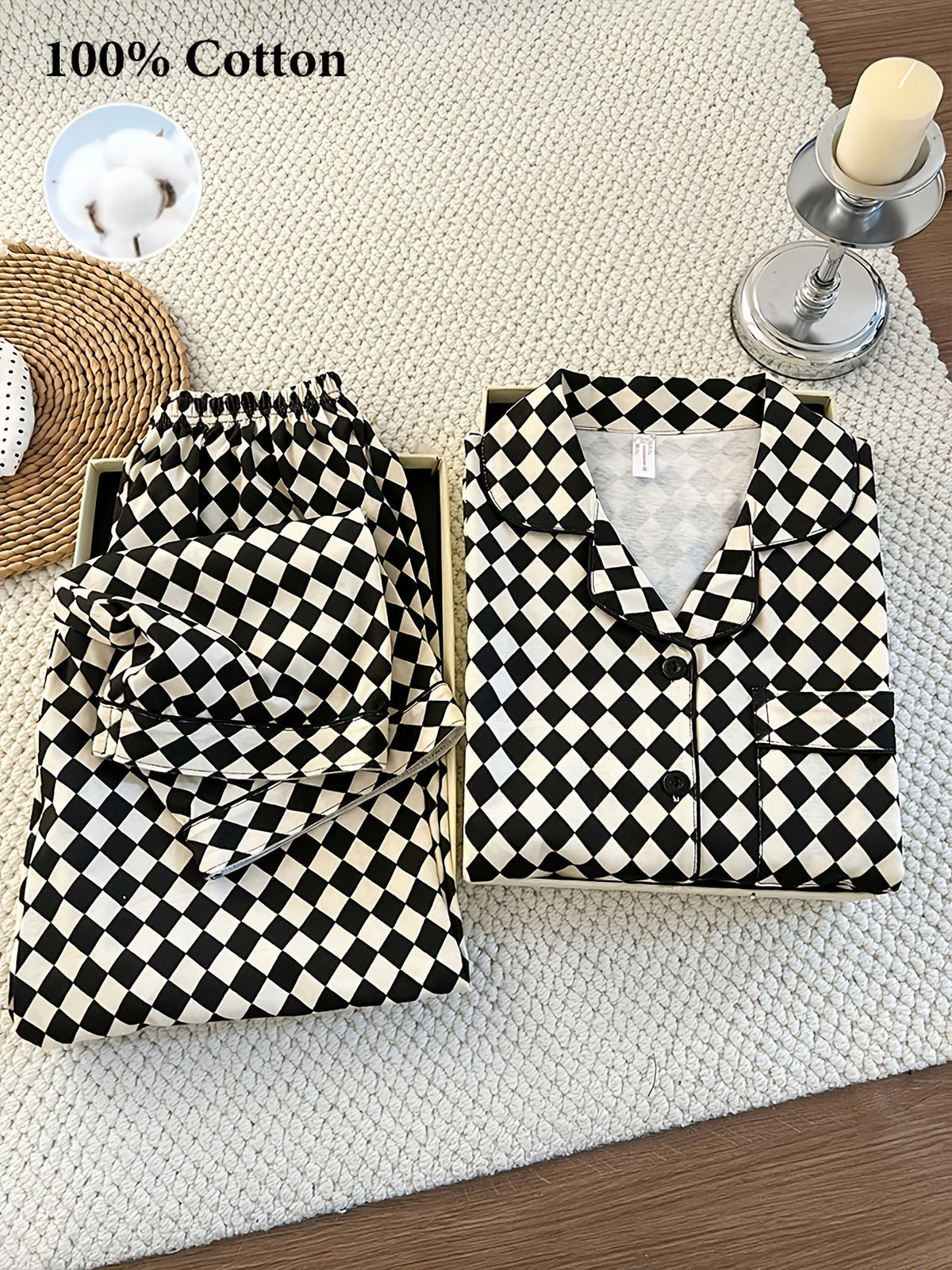 Harlequin & Red Tartan Pajama Duo – Pack of 2