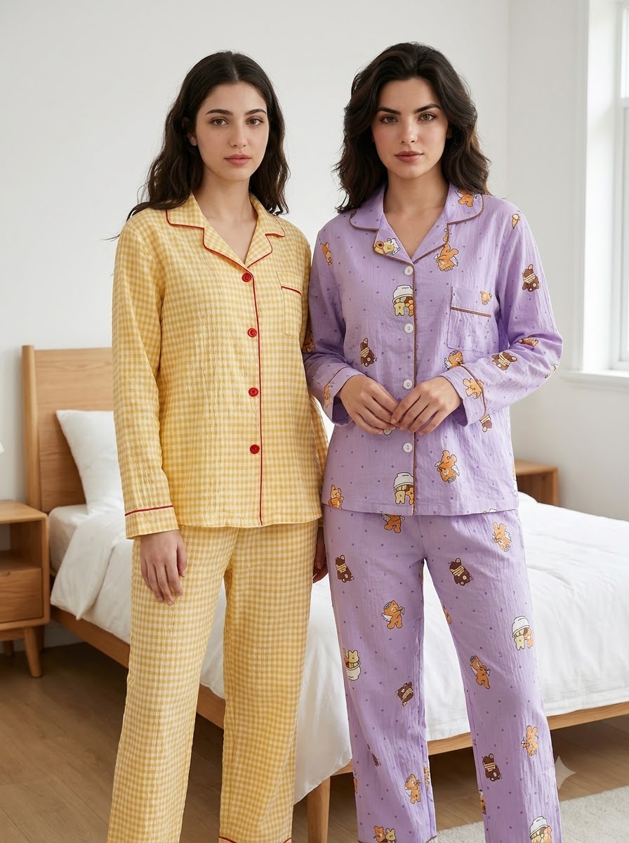 Sunshine & Lavender Pajama Duo – Pack of 2