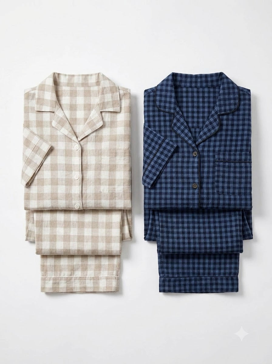 Classic Checks Pajama Duo – Pack of 2