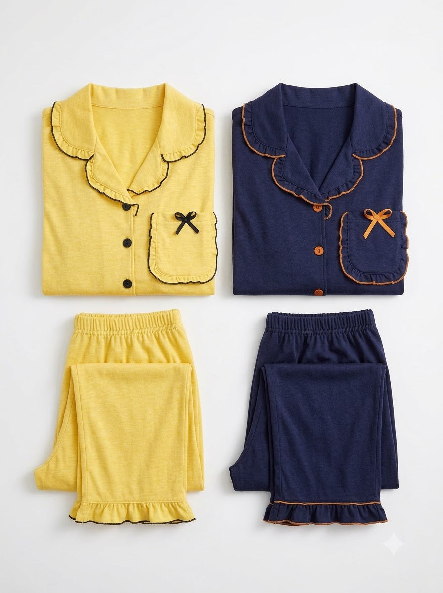 Sunny & Midnight Comfort Pajama Duo – Pack of 2