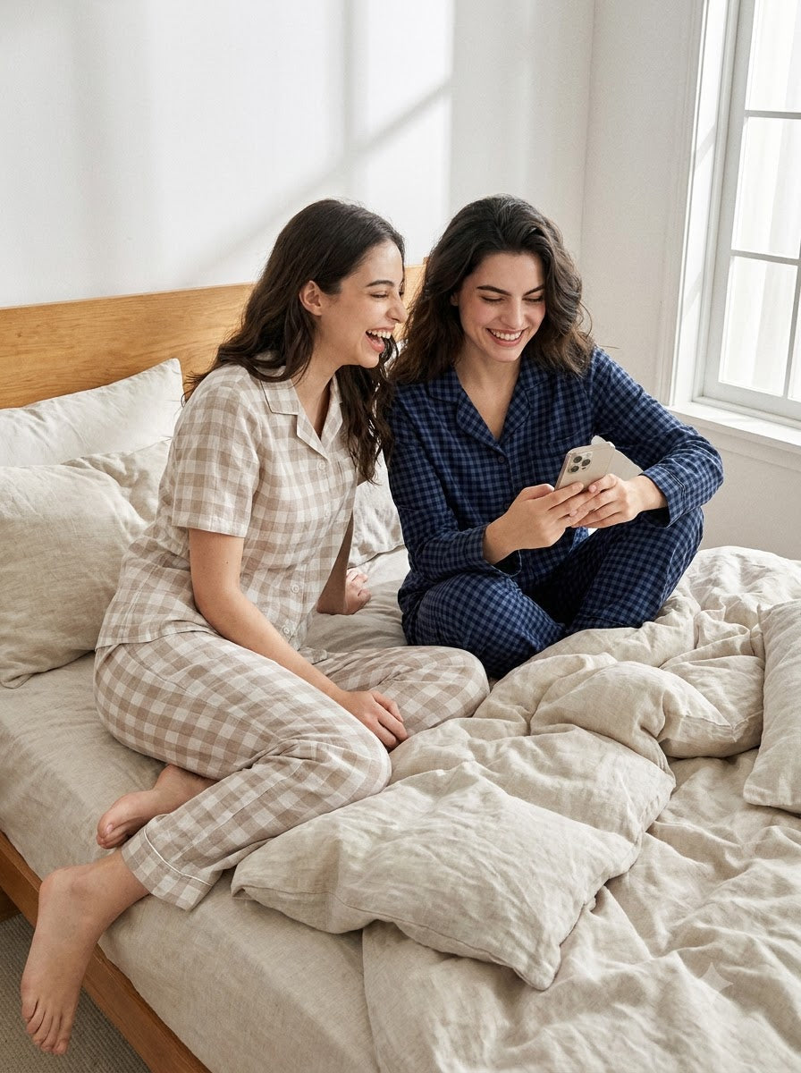 Classic Checks Pajama Duo – Pack of 2