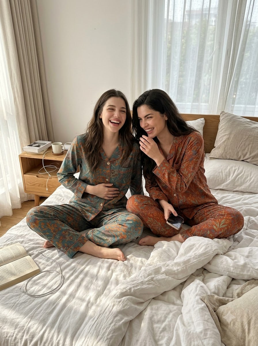 Heritage Floral Print Pajama Duo – Pack of 2