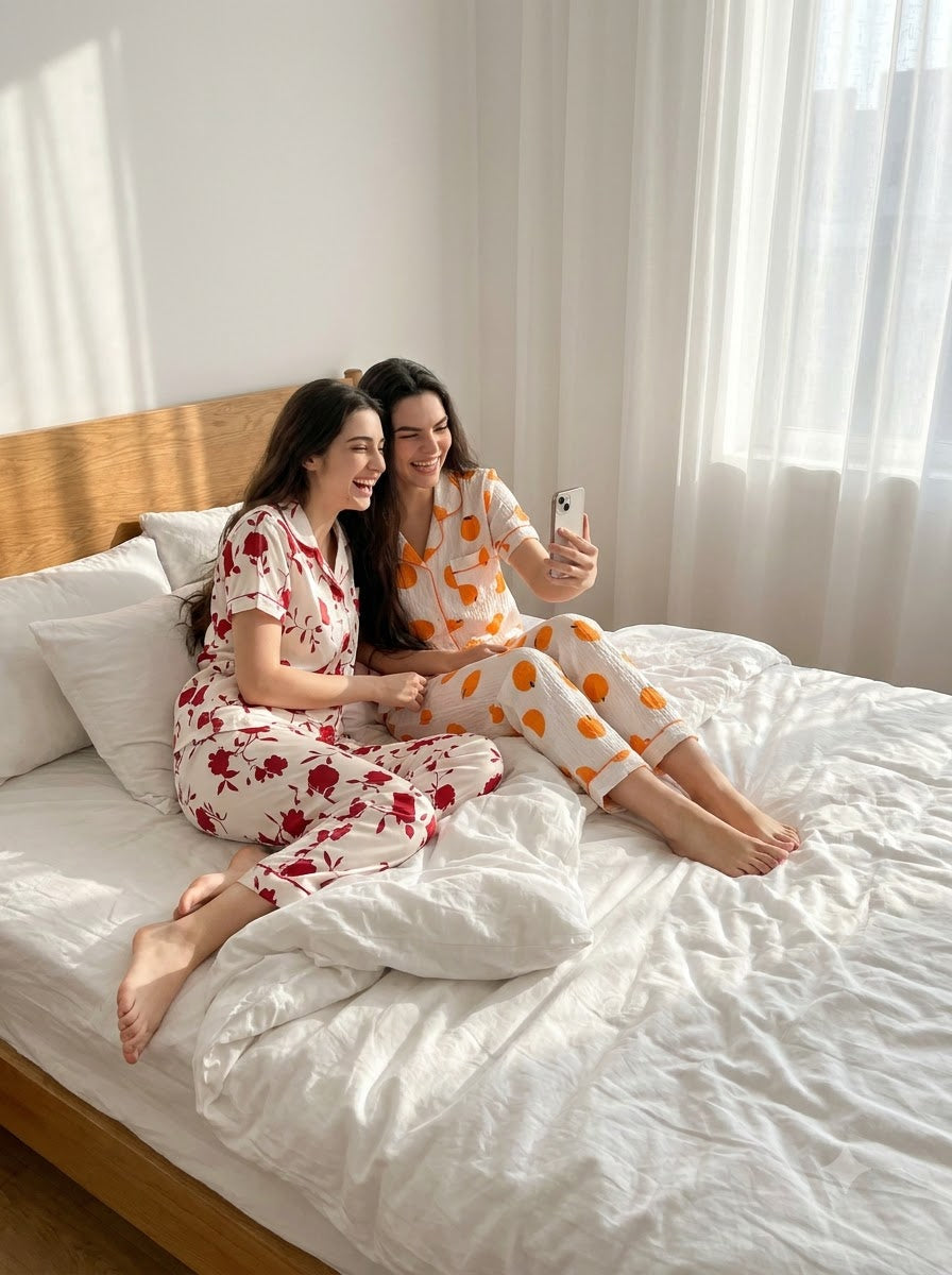 Bloom & Pumpkin Pajama Duo – Pack of 2
