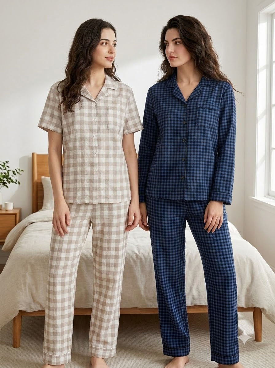 Classic Checks Pajama Duo – Pack of 2