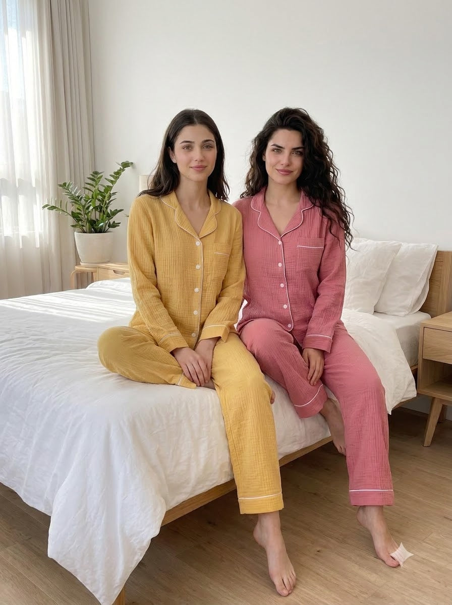 Sunshine & Blush Comfort Pajama Duo – Pack of 2