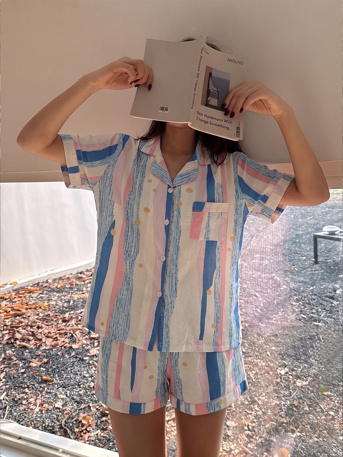 Pastel Stripe Pajama Set