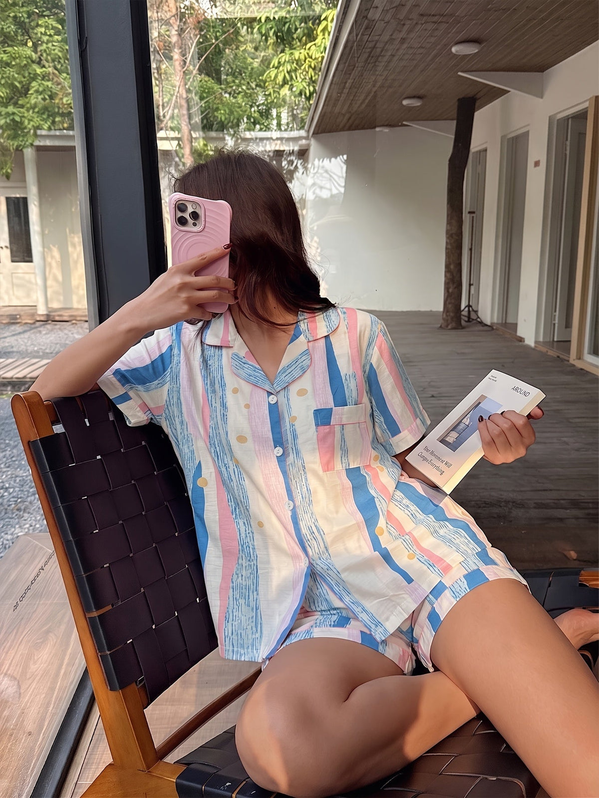 Pastel Stripe Pajama Set